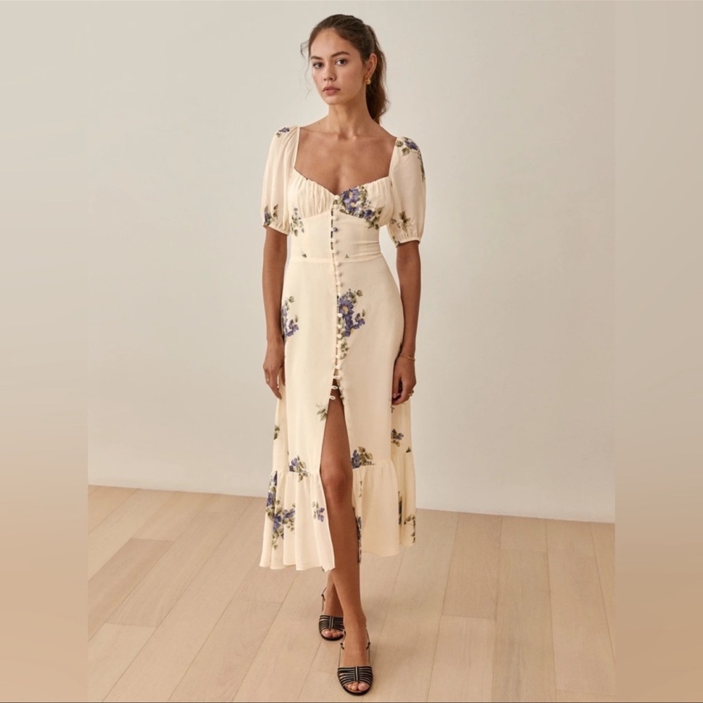 Reformation Charlee Dress in Macadamia size 4